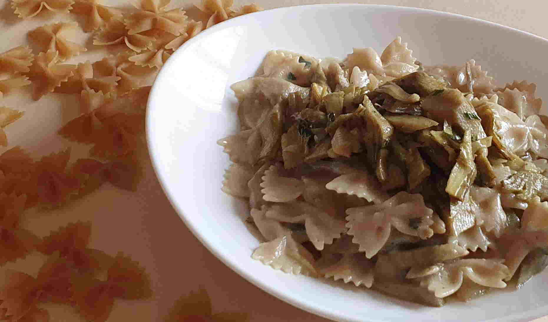 Farfalle con carciofi